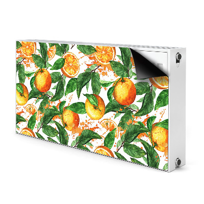 Cache radiateur déco Des oranges