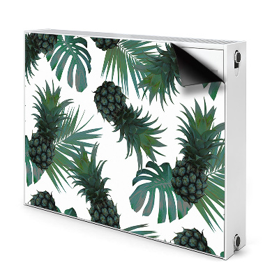 Aimant cache radiateur Ananas verts