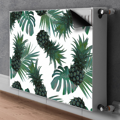 Aimant cache radiateur Ananas verts