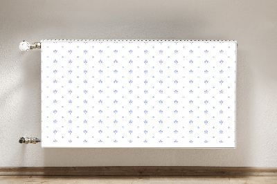 Un tapis avec un imprimé radiateur Motif floral