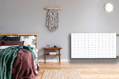 Un tapis avec un imprimé radiateur Motif floral