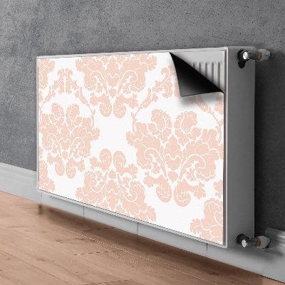 Un tapis avec un imprimé radiateur Ornement fleur