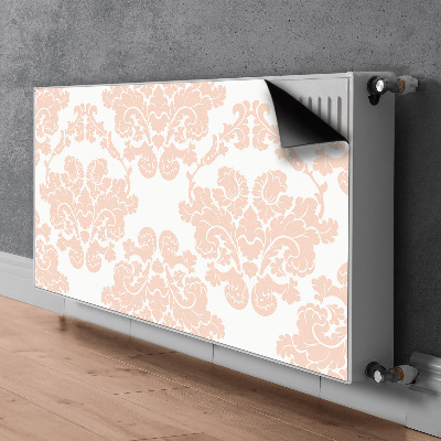 Un tapis avec un imprimé radiateur Ornement fleur