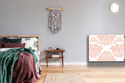 Un tapis avec un imprimé radiateur Ornement fleur