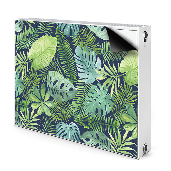 Tapis magnétique pour radiateur Feuilles exotiques