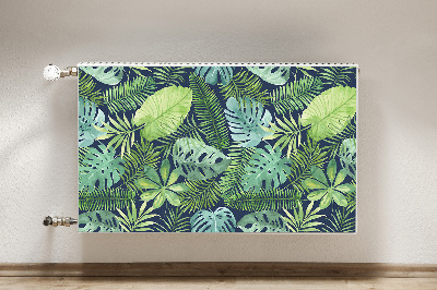 Tapis magnétique pour radiateur Feuilles exotiques