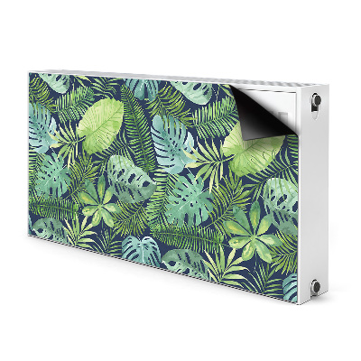 Tapis magnétique pour radiateur Feuilles exotiques