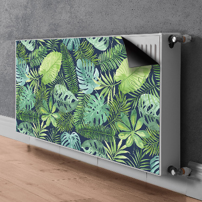 Tapis magnétique pour radiateur Feuilles exotiques