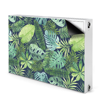 Tapis magnétique pour radiateur Feuilles exotiques