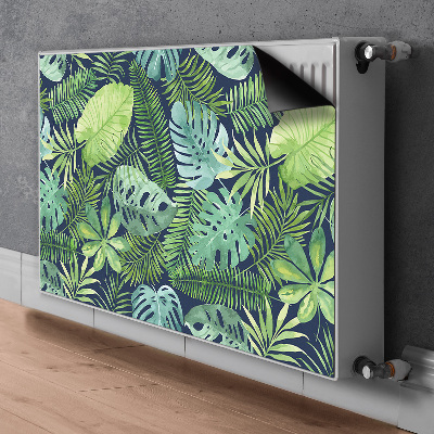 Tapis magnétique pour radiateur Feuilles exotiques