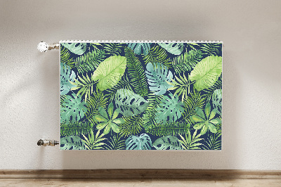 Tapis magnétique pour radiateur Feuilles exotiques