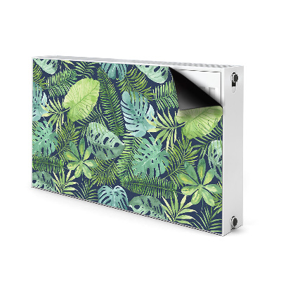 Tapis magnétique pour radiateur Feuilles exotiques