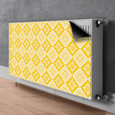 Aimant cache radiateur Modèle blanc jaune