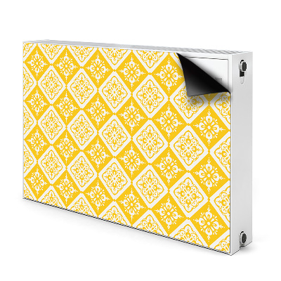 Aimant cache radiateur Modèle blanc jaune