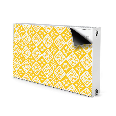 Aimant cache radiateur Modèle blanc jaune