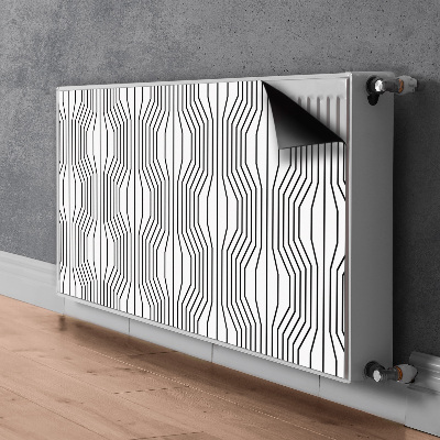 Aimant cache radiateur Illusion géométrique