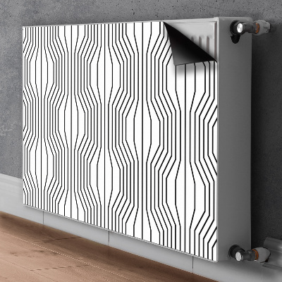 Aimant cache radiateur Illusion géométrique