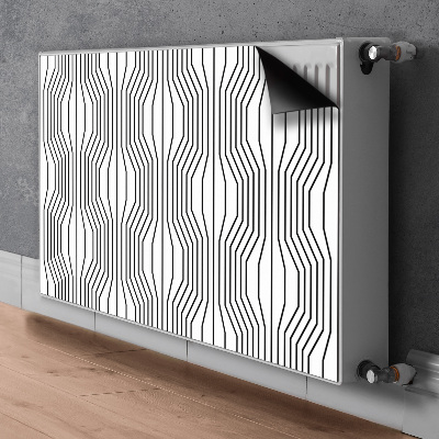 Aimant cache radiateur Illusion géométrique