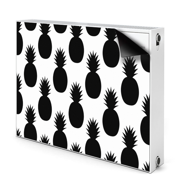 Tapis magnétique pour radiateur Ananas noirs