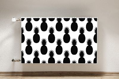 Tapis magnétique pour radiateur Ananas noirs