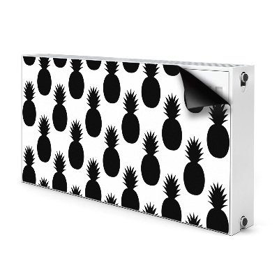 Tapis magnétique pour radiateur Ananas noirs