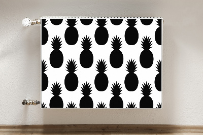 Tapis magnétique pour radiateur Ananas noirs