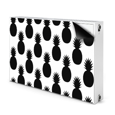 Tapis magnétique pour radiateur Ananas noirs