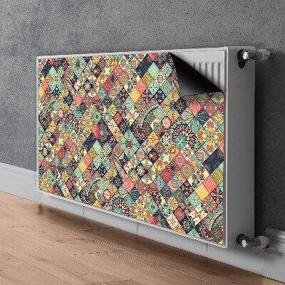 Tapis magnétique pour radiateur Mosaïque ethnique