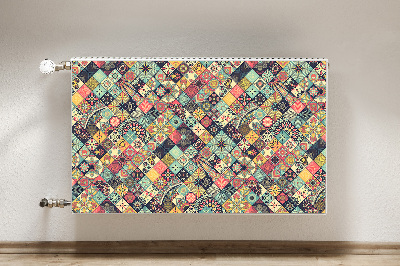 Tapis magnétique pour radiateur Mosaïque ethnique