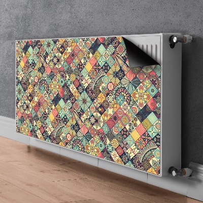 Tapis magnétique pour radiateur Mosaïque ethnique