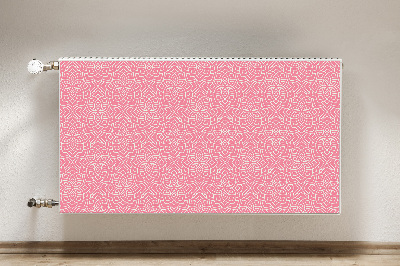 Un tapis avec un imprimé radiateur Motif floral