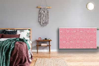 Un tapis avec un imprimé radiateur Motif floral