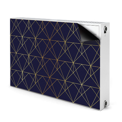 Aimant cache radiateur Motif de triangle