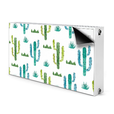 Tapis de radiateur décoratif Cactus peint