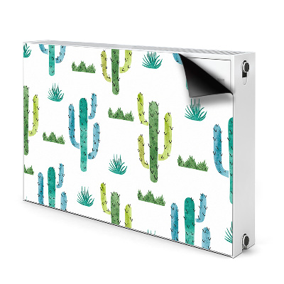 Tapis de radiateur décoratif Cactus peint