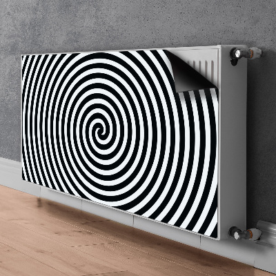 Cache radiateur déco Spirale