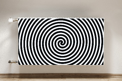 Cache radiateur déco Spirale