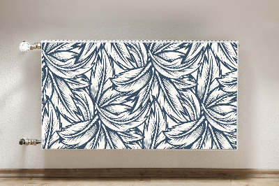 Aimant décoratif pour radiateur Feuilles dessinées