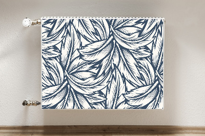 Aimant décoratif pour radiateur Feuilles dessinées