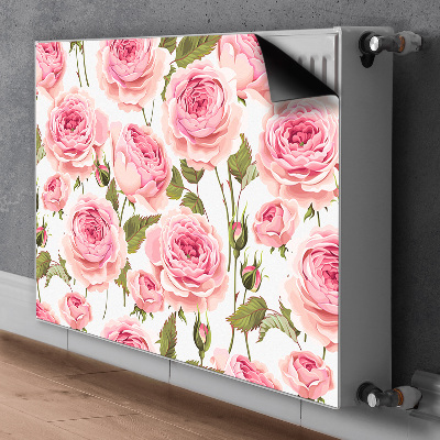 Cache radiateur déco De belles roses