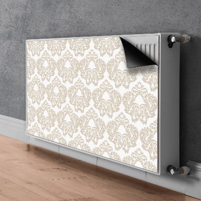 Un tapis avec un imprimé radiateur Motif floral