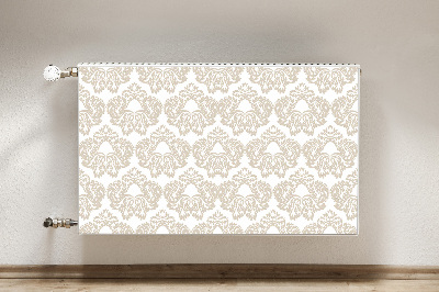 Un tapis avec un imprimé radiateur Motif floral