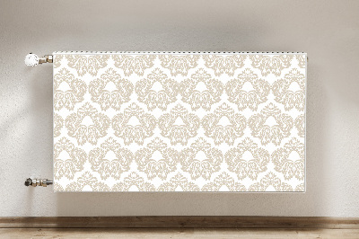 Un tapis avec un imprimé radiateur Motif floral