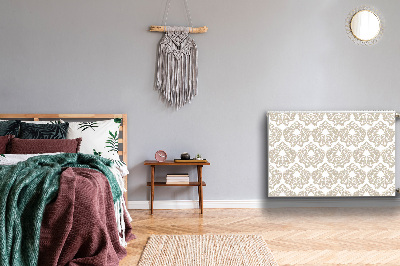 Un tapis avec un imprimé radiateur Motif floral