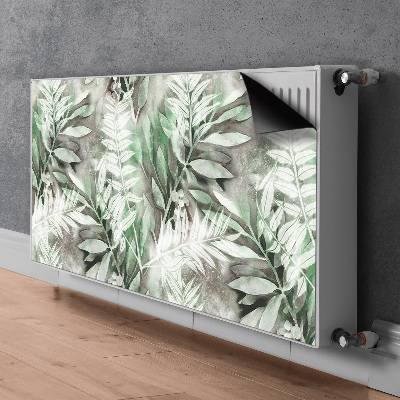 Aimant décoratif pour radiateur Feuilles des tropiques