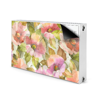 Tapis de radiateur décoratif Fleurs peintes