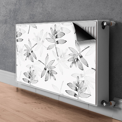 Aimant décoratif pour radiateur Feuilles sans couleur