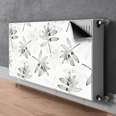 Aimant décoratif pour radiateur Feuilles sans couleur