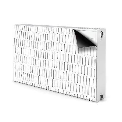 Cache radiateur déco Lignes tracées