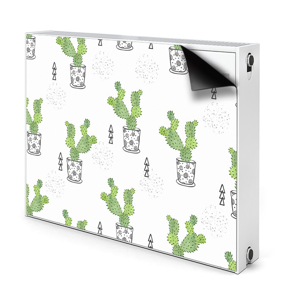 Aimant cache radiateur Cactus vert